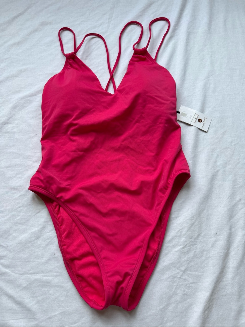 Shade & Shore Hot Pink One-Piece Swimsuit for Kids